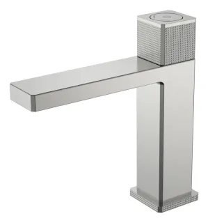 Смеситель для раковины Boheme Quad 159-NB автоматический никель брашированный